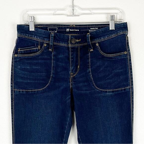 Levi’s Women’s Demi Curve Modern Rise Boot Cut Skinny Jeans - Picture 4 of 11